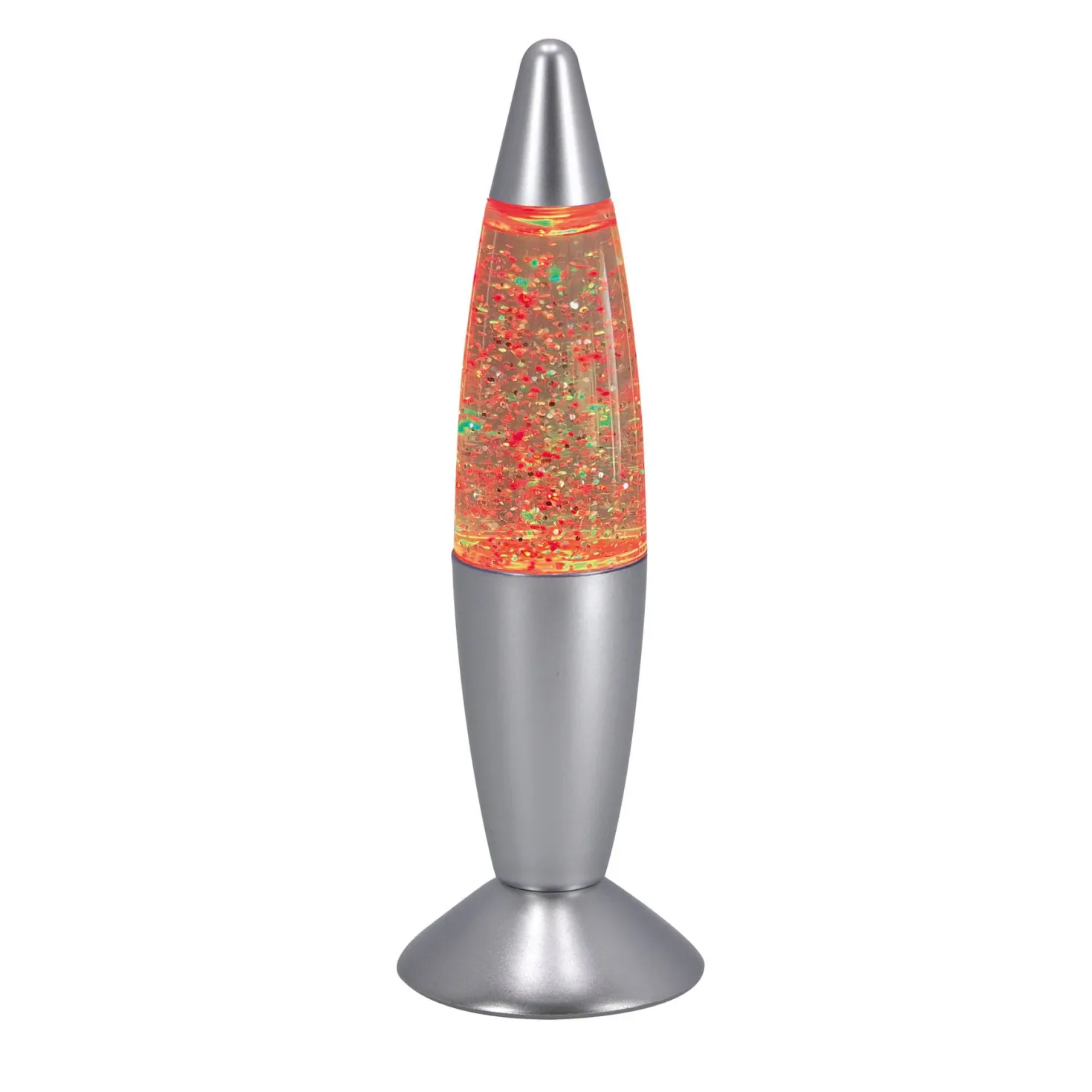Glitterlamp kleur veranderend 19 cm
