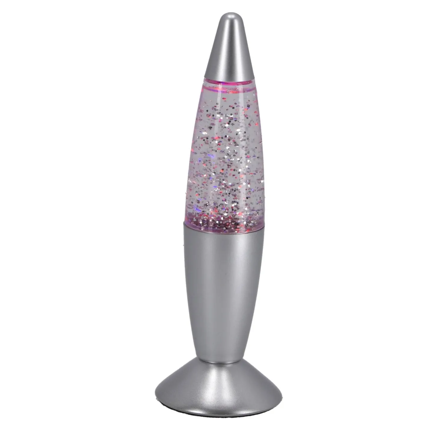 Glitterlamp kleur veranderend 19 cm