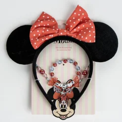Haarband & sierradenset Minnie Mouse
