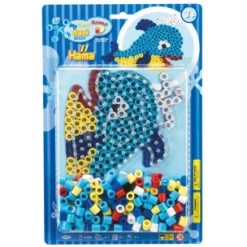 Hama Maxi Strijkkralen Blister Pack Dolfijn 250 Stuks