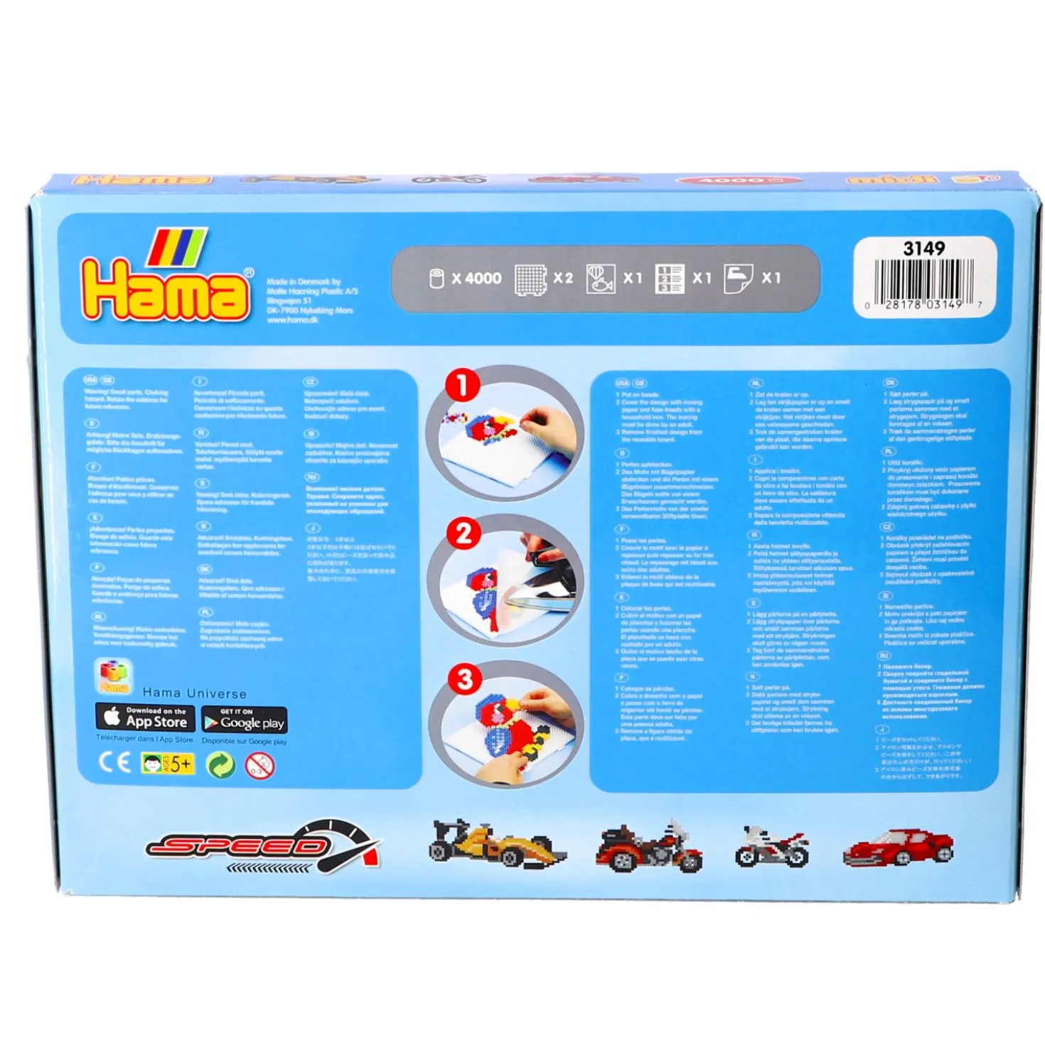 Hama Strijkkralen Complete Set Speed 4000 Stuks