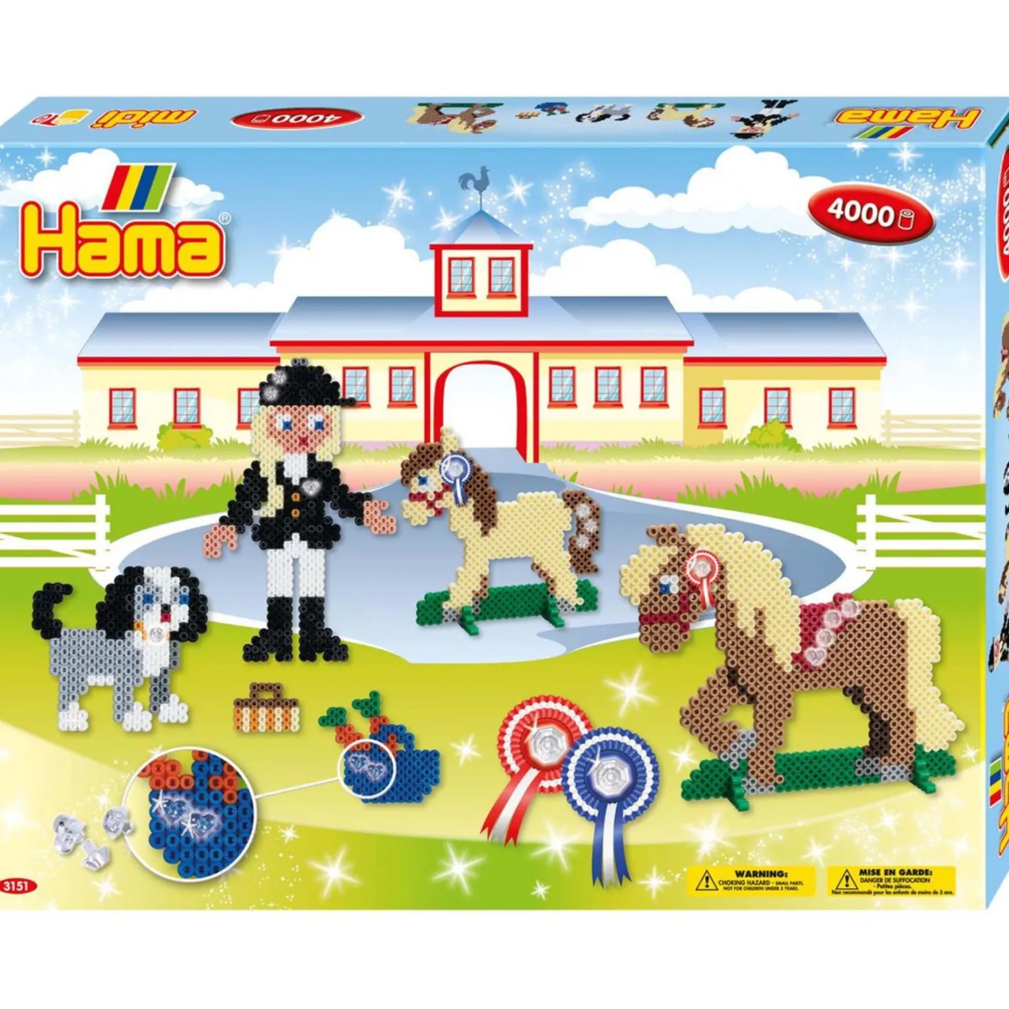 Hama Strijkkralen Complete Set Manege 4000 Stuks