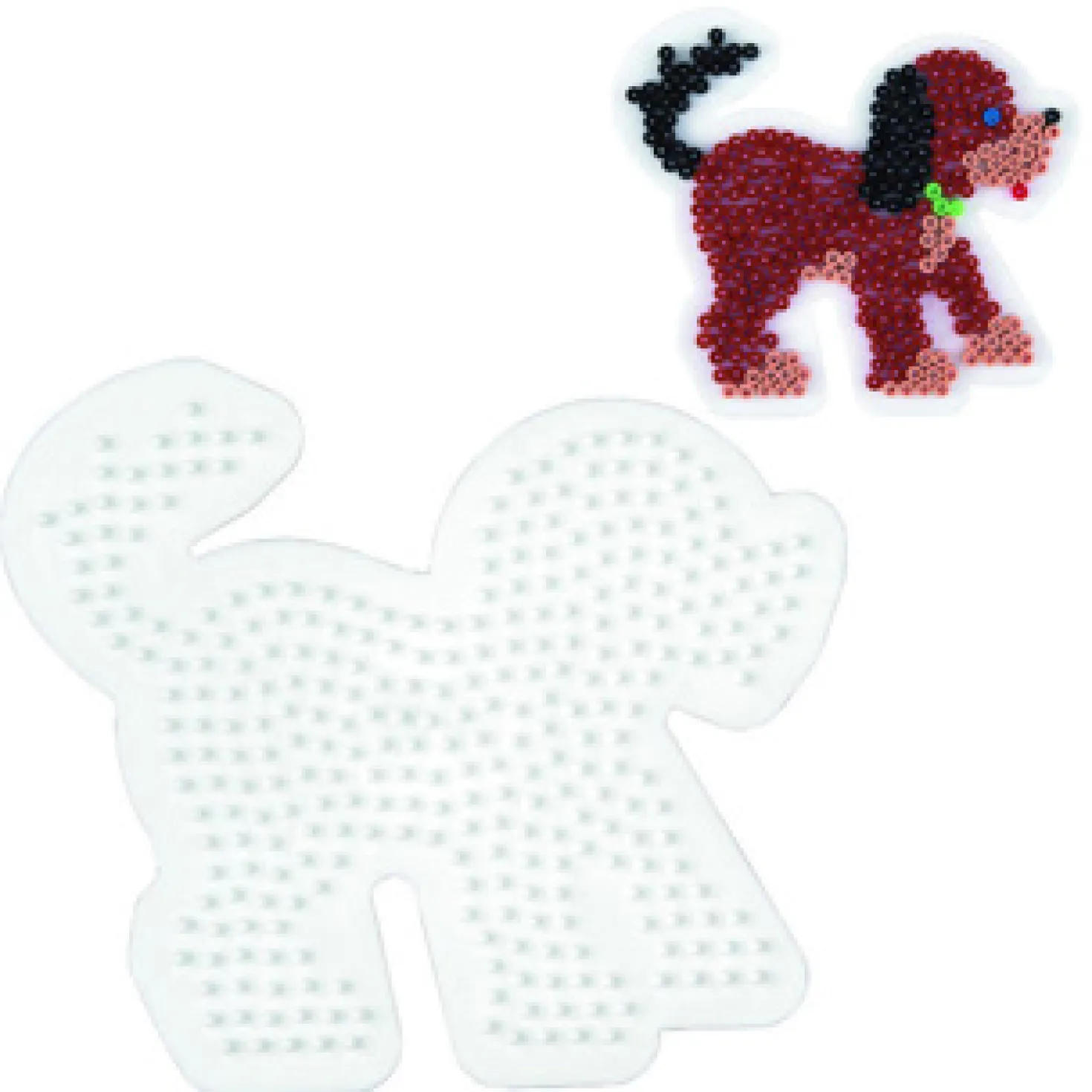 Hama Strijkkralen Grondplaat Hond 1 Wit