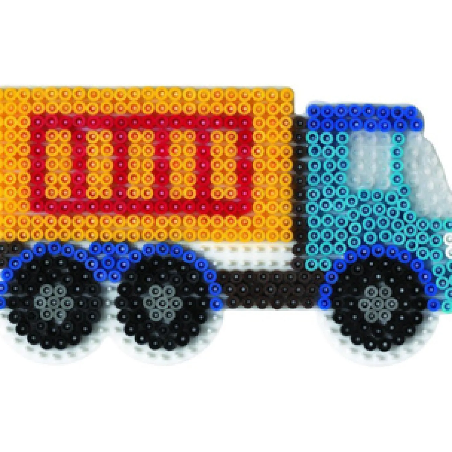 Hama Strijkkralen Grondplaat Truck Wit
