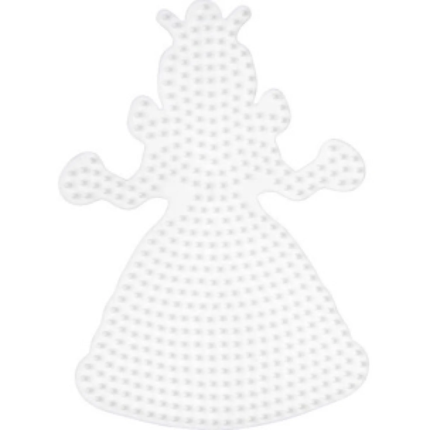 Hama Strijkkralen Grondplaat Prinses Wit