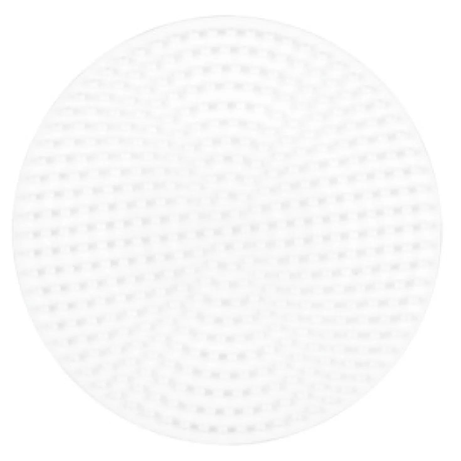 Hama Strijkkralen Grondplaat Rond Medium Wit