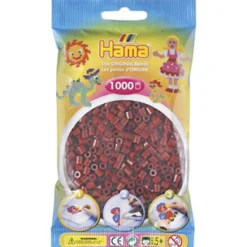 Hama Strijkkralen 1000 Stuks Bordeauxrood