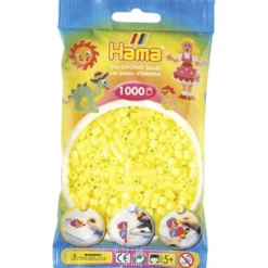 Hama Strijkkralen 1000 Stuks Geel Pastel