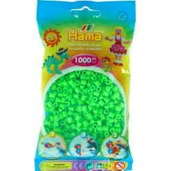 Hama Strijkkralen 1000 Stuks Groen Pastel