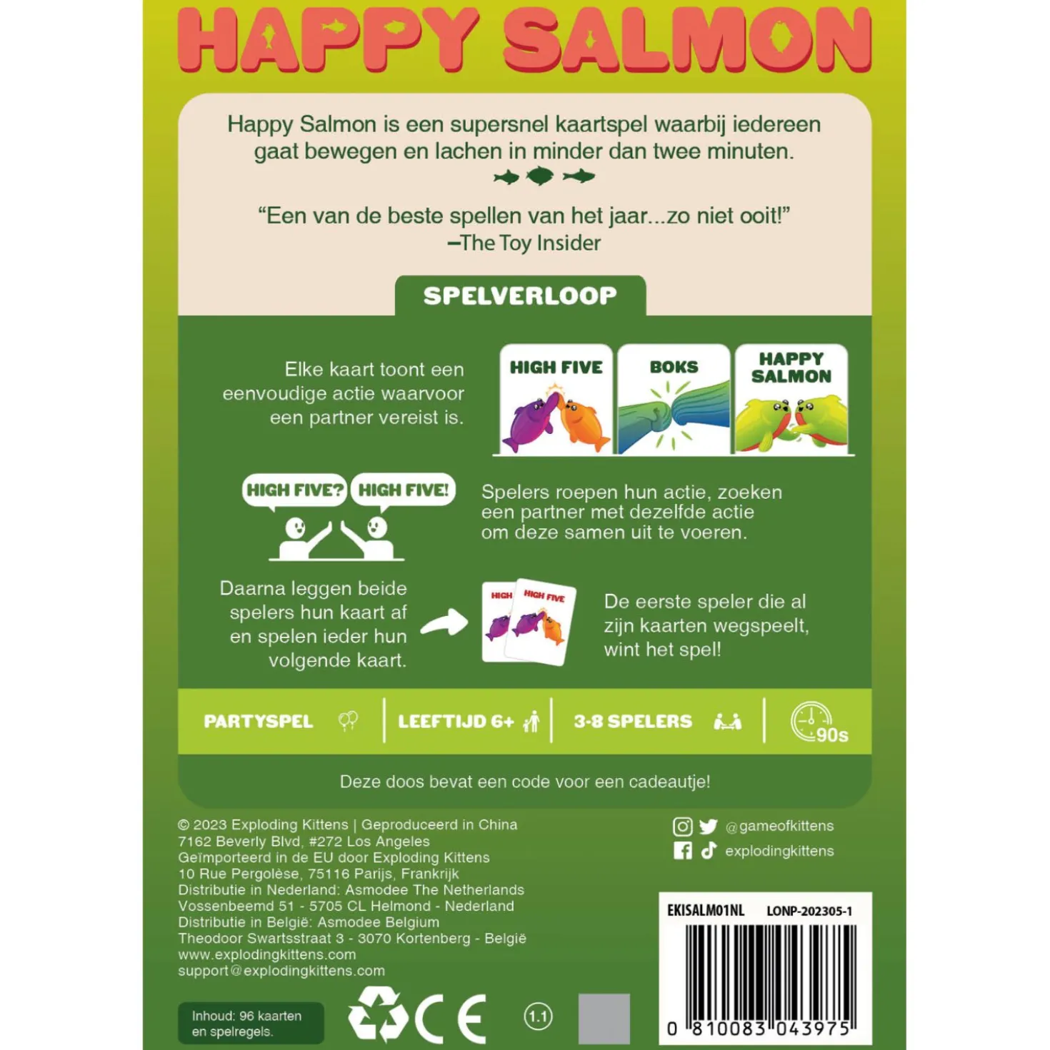 Happy Salmon - Kaartspel