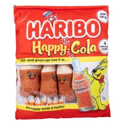 Haribo Pluche in zak Cola Flesjes 7x37x44cm