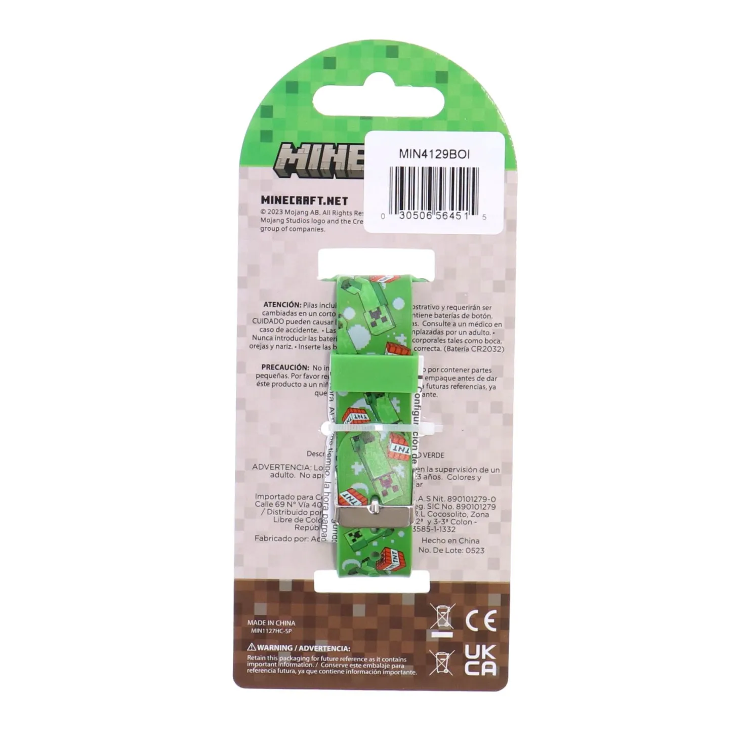 Horloge Minecraft Led