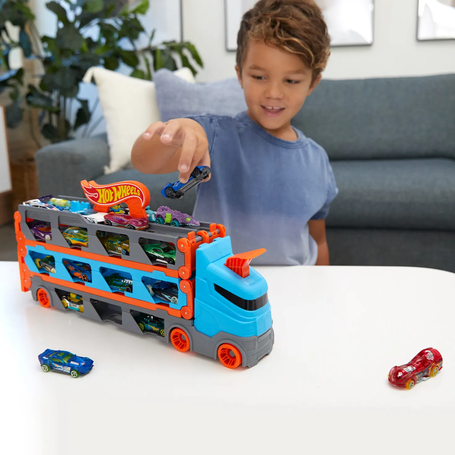 Hot Wheels City Speedway Transportwagen