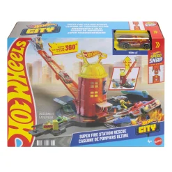 Hotwheels City Super Brandweer Station Speelset