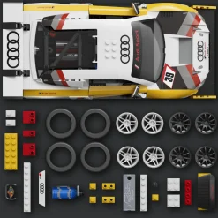 Hotwheels Mega Elite Series Audi R8 Lms
