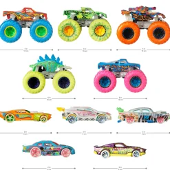Hot Wheels monster truck glow in the dark collectie