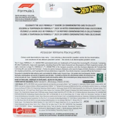 Hotwheels Premium F1 Racecar Williams Carlos Sainz