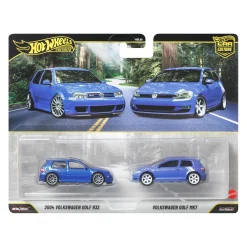 Hotwheels Premium Volkswagen Golf 2-Pack