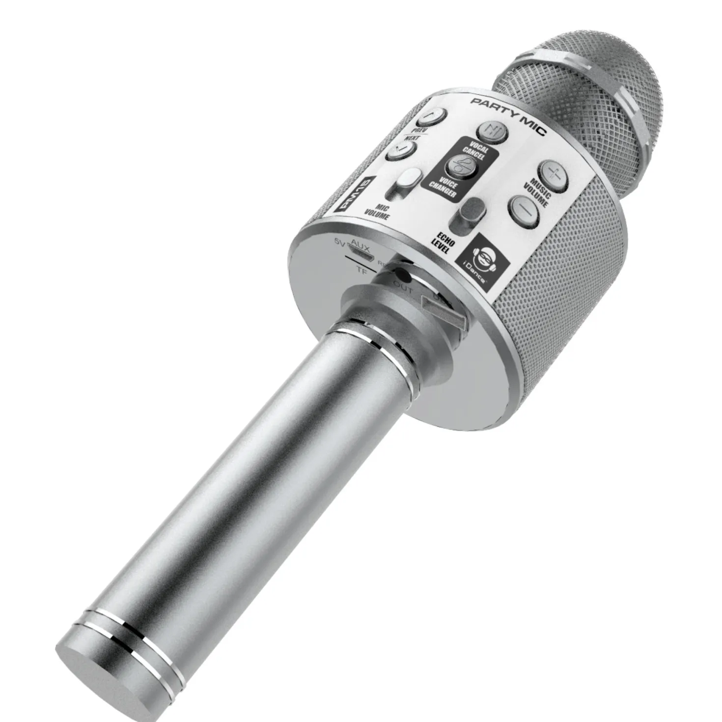 Idance bluetooth microfoon zilver
