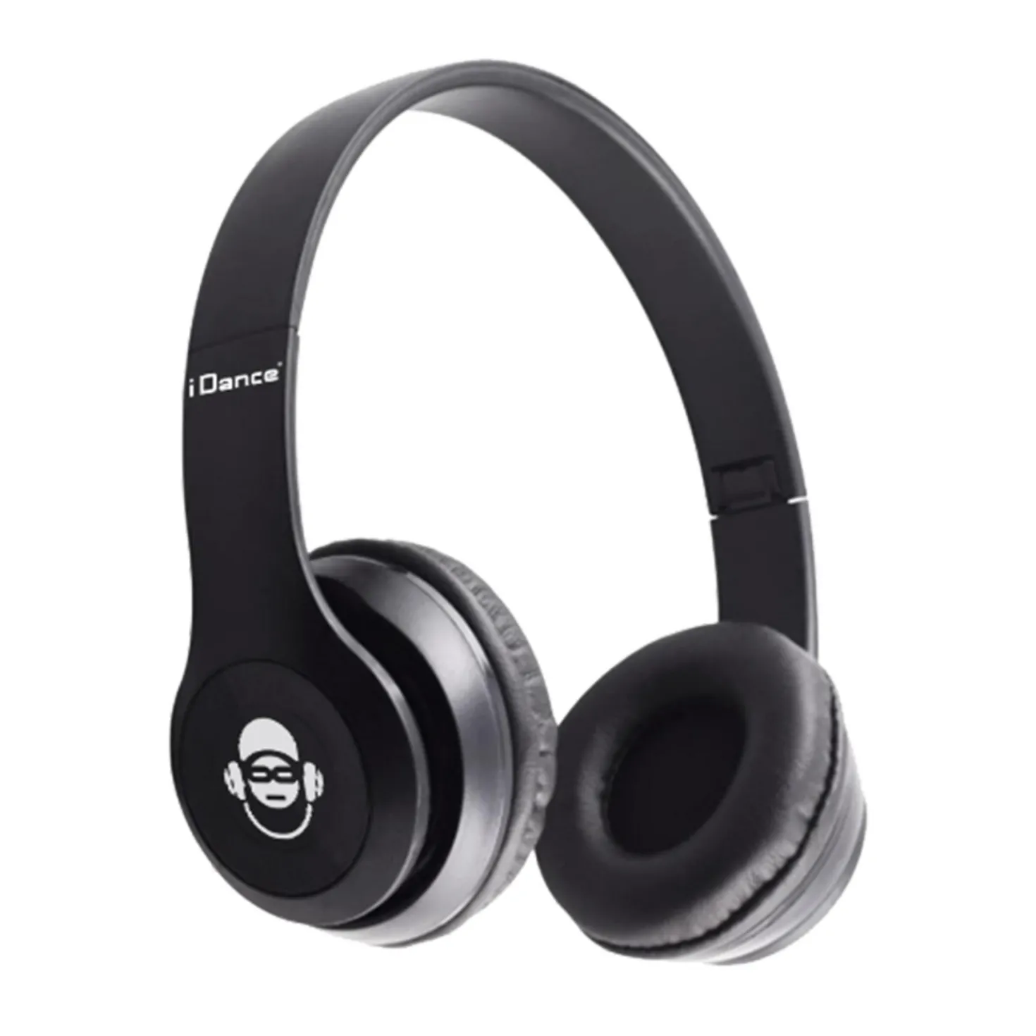 Idance hoofdtelefoon draadloos zwart metal
