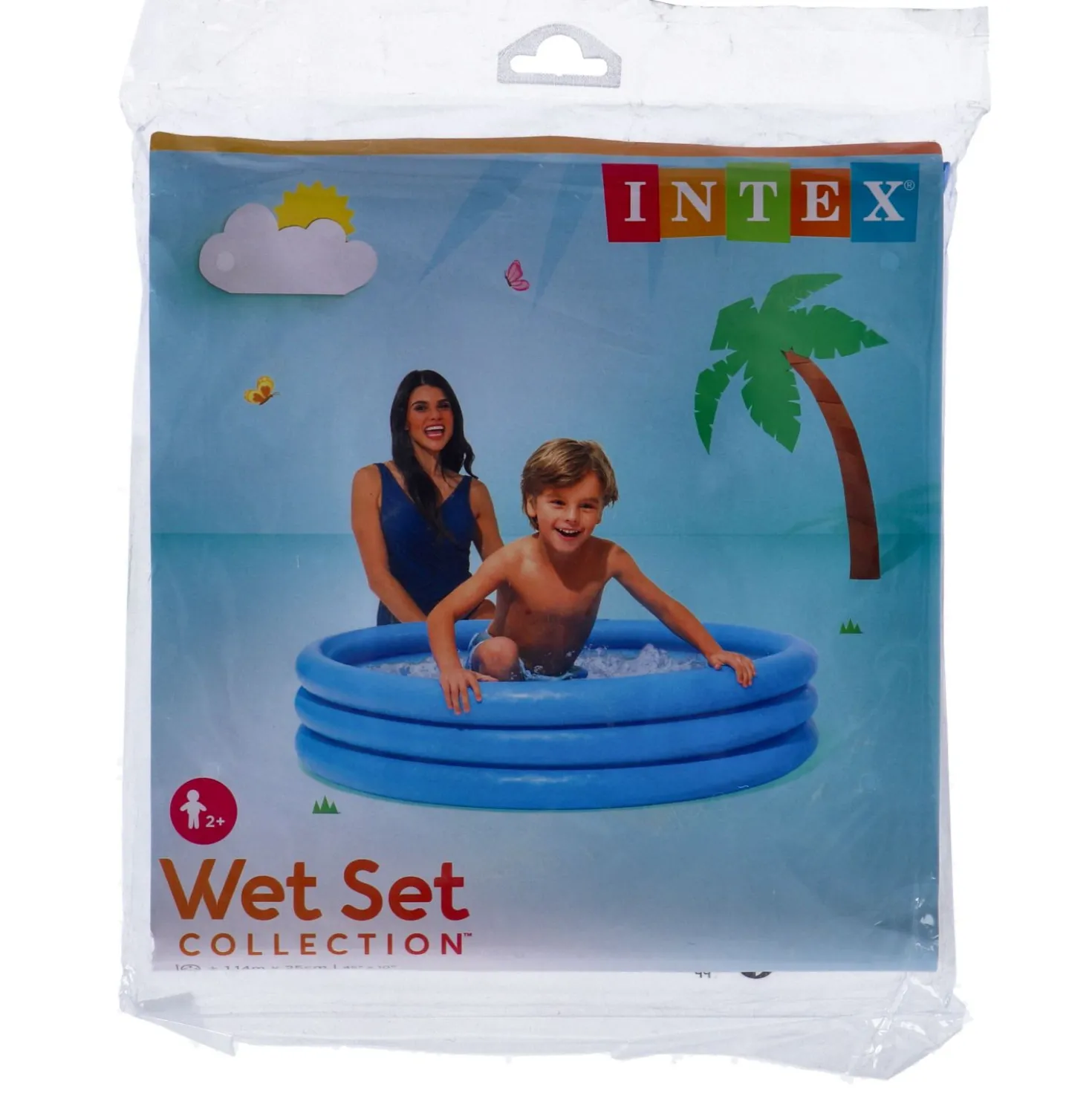 Intex Zwembad Crystal Blue 114 cm