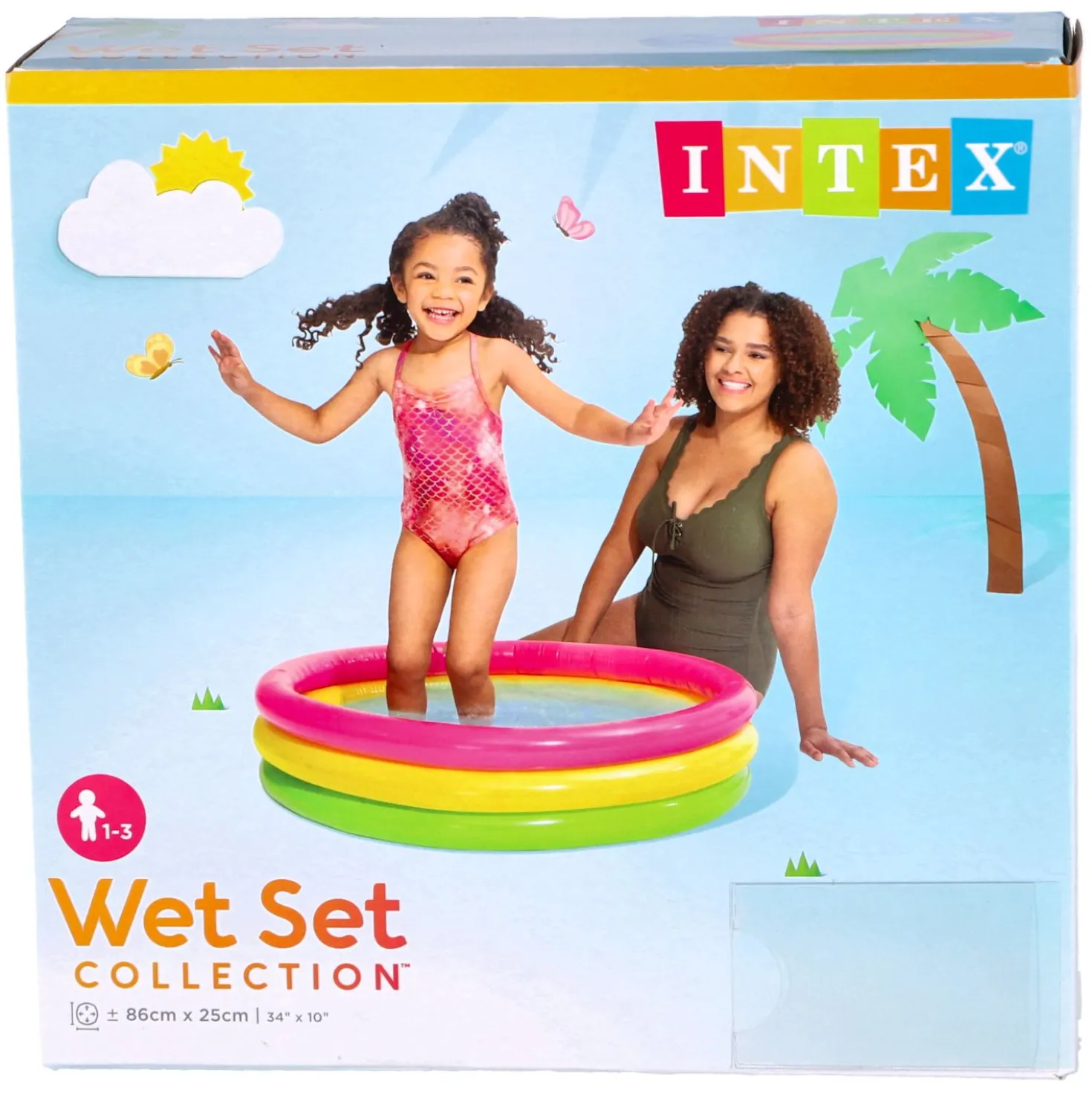 Intex Zwembadje Baby Sunset 86 X 25 cm