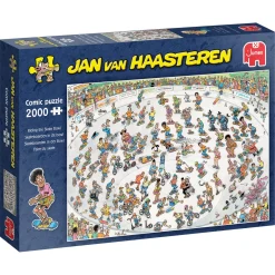 Jan van Haasteren Skateboarden In De Bowl 2000 stukjes