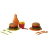 Jipy bioplastic hamburger speelset 25 delig