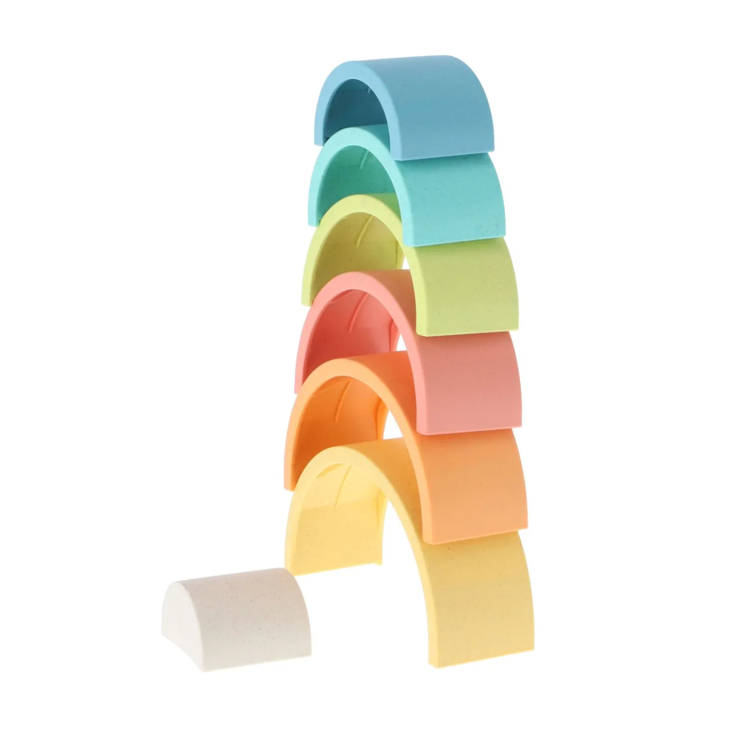 Jipy bioplastic Regenboog Stapelspel