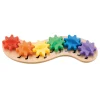 Jipy Discover regenboog rups 6 gekleurde tandwielen