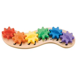 Jipy Discover regenboog rups 6 gekleurde tandwielen