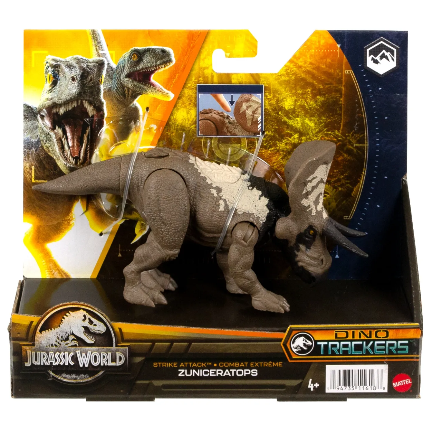 Jurassic World Strike Attack Assorti