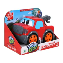 KiddyGo auto pick up truck 19 cm met licht en geluid rood