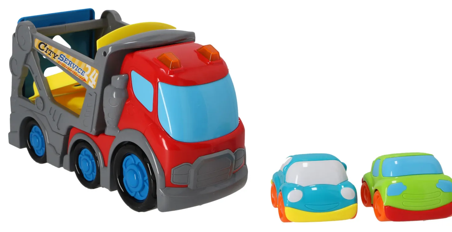 KiddyGo auto transporter 31 cm met licht en geluid