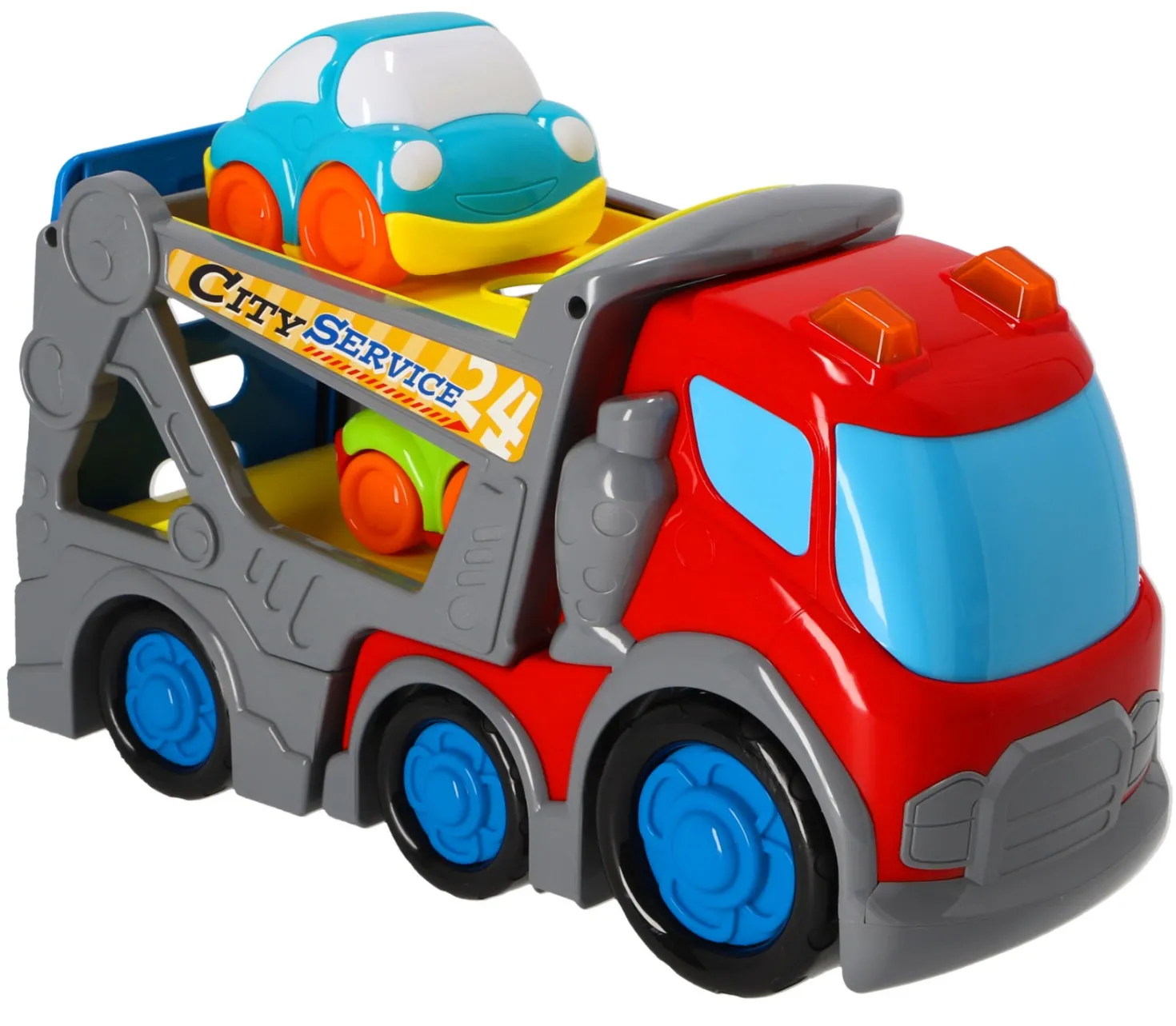 KiddyGo auto transporter 31 cm met licht en geluid