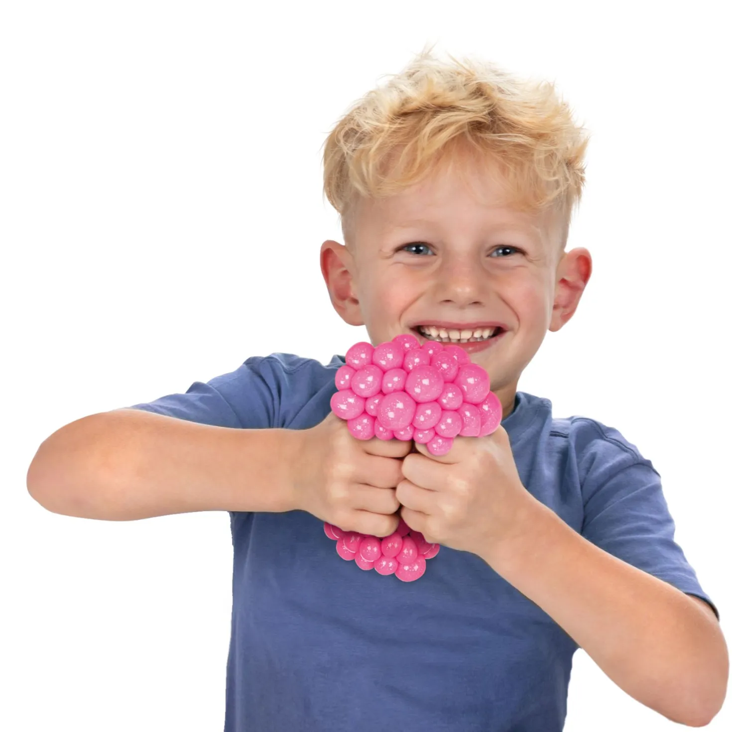 Kidscovery maak een knijpbal in een net 4 assorti