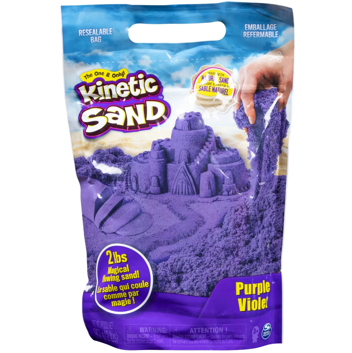 Kinetic Sand Colour Bag Paars 907 Gram