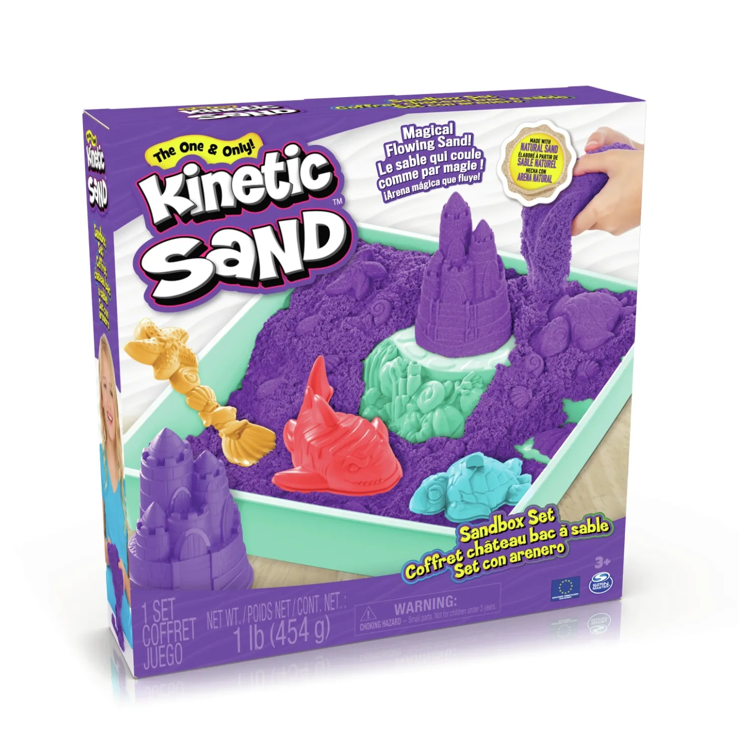 Kinetic Sand Sand Box Purple