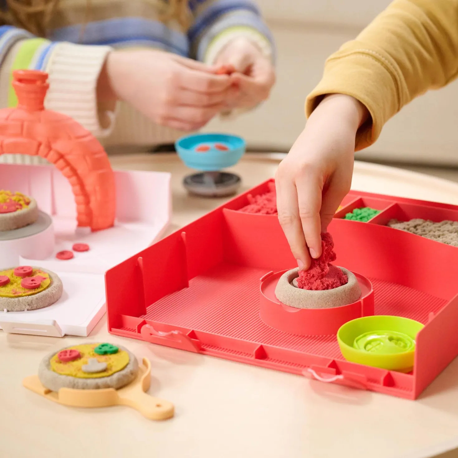 Kinetic Sand Squishpizza Set
