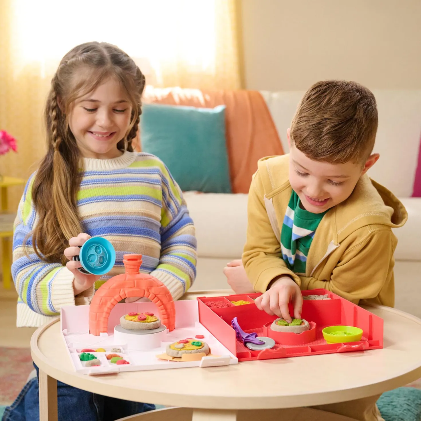 Kinetic Sand Squishpizza Set