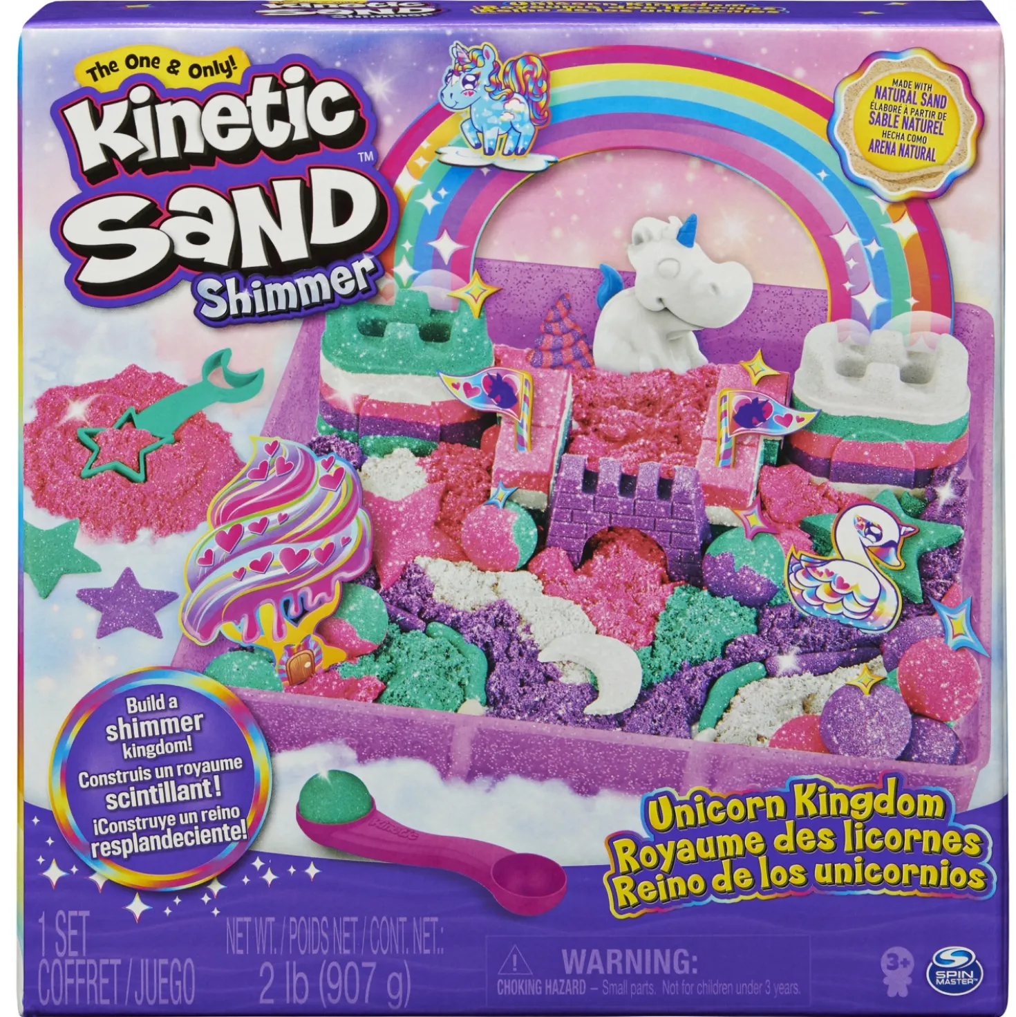 Kinetic Sand Unicorn Kingdom Playset
