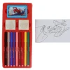 Kleuren stempel set Spiderman 13-delig