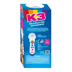 K3 Microfoon Met Stemopname Alle Kleuren