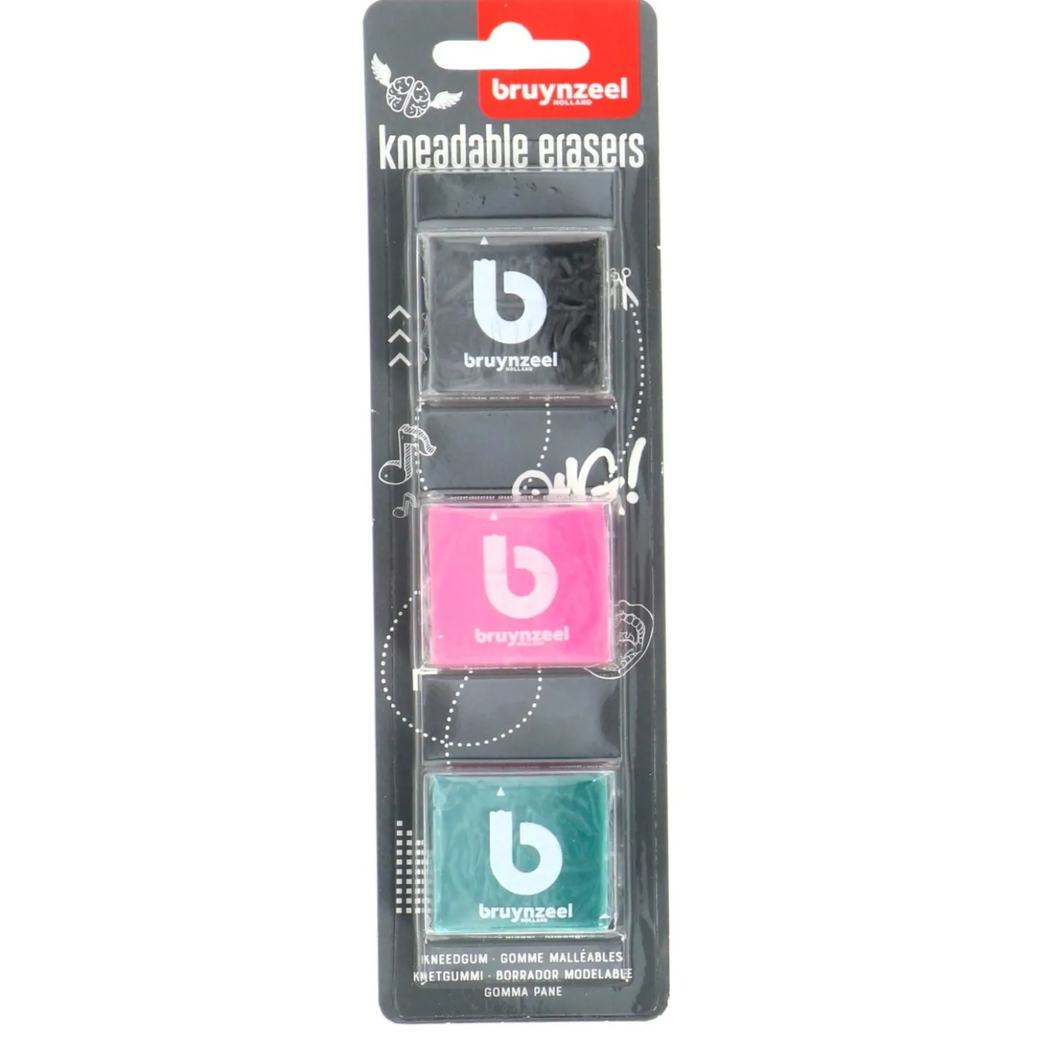 Kneedgum Bruynzeel 3 Stuks