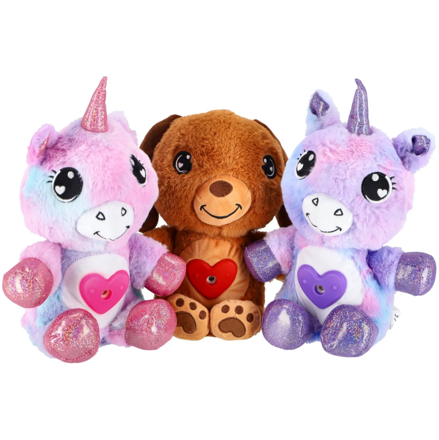 Knuffel Pluche Dier Met Projector 3 Assorti