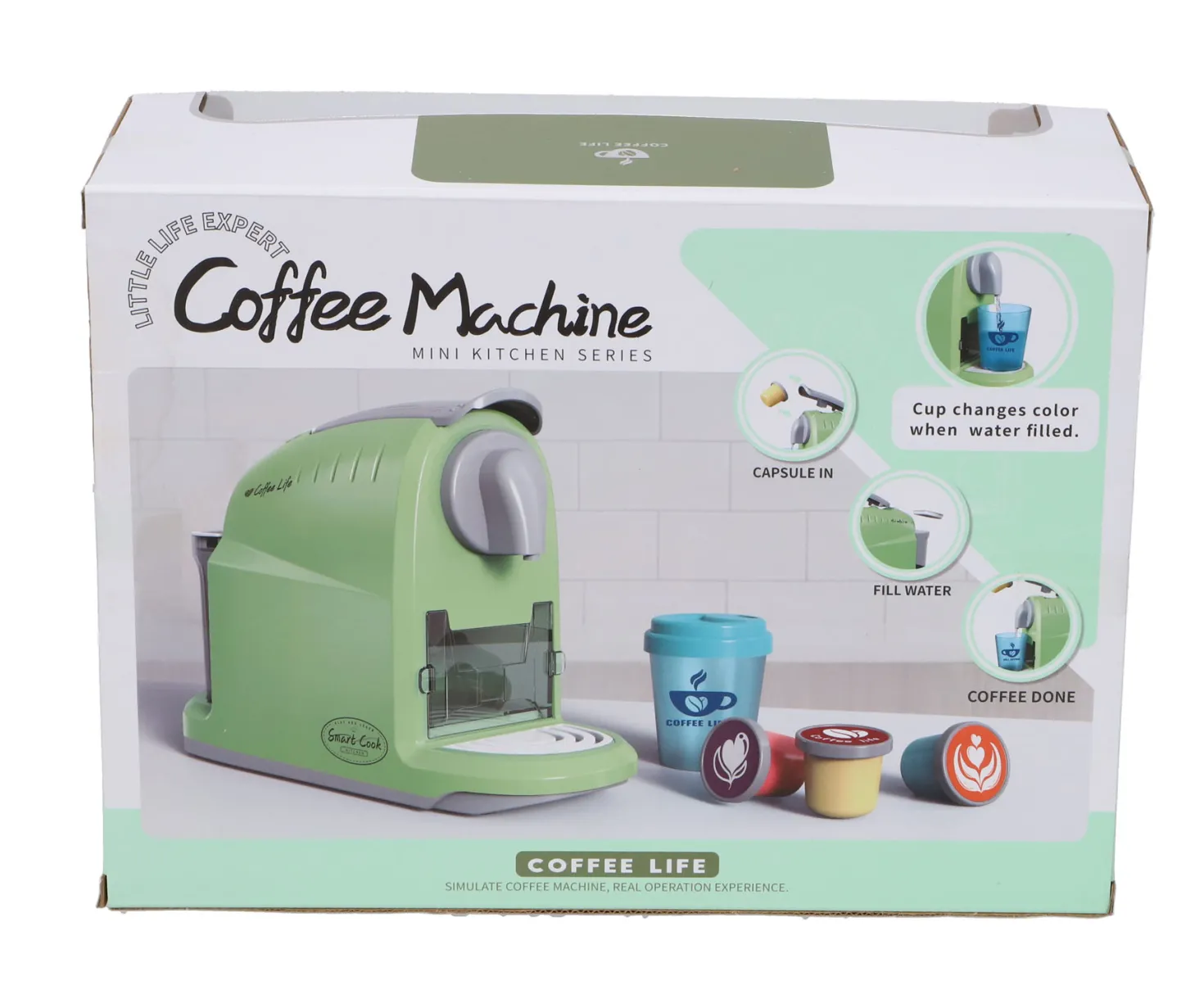 Koffie machine spelen en leren