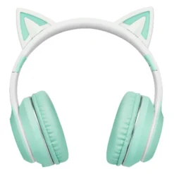 Koptelefoon bluetooth Volkano kat aqua