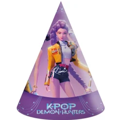 Kpop Demon Hunters 6 Papieren Hoedjes