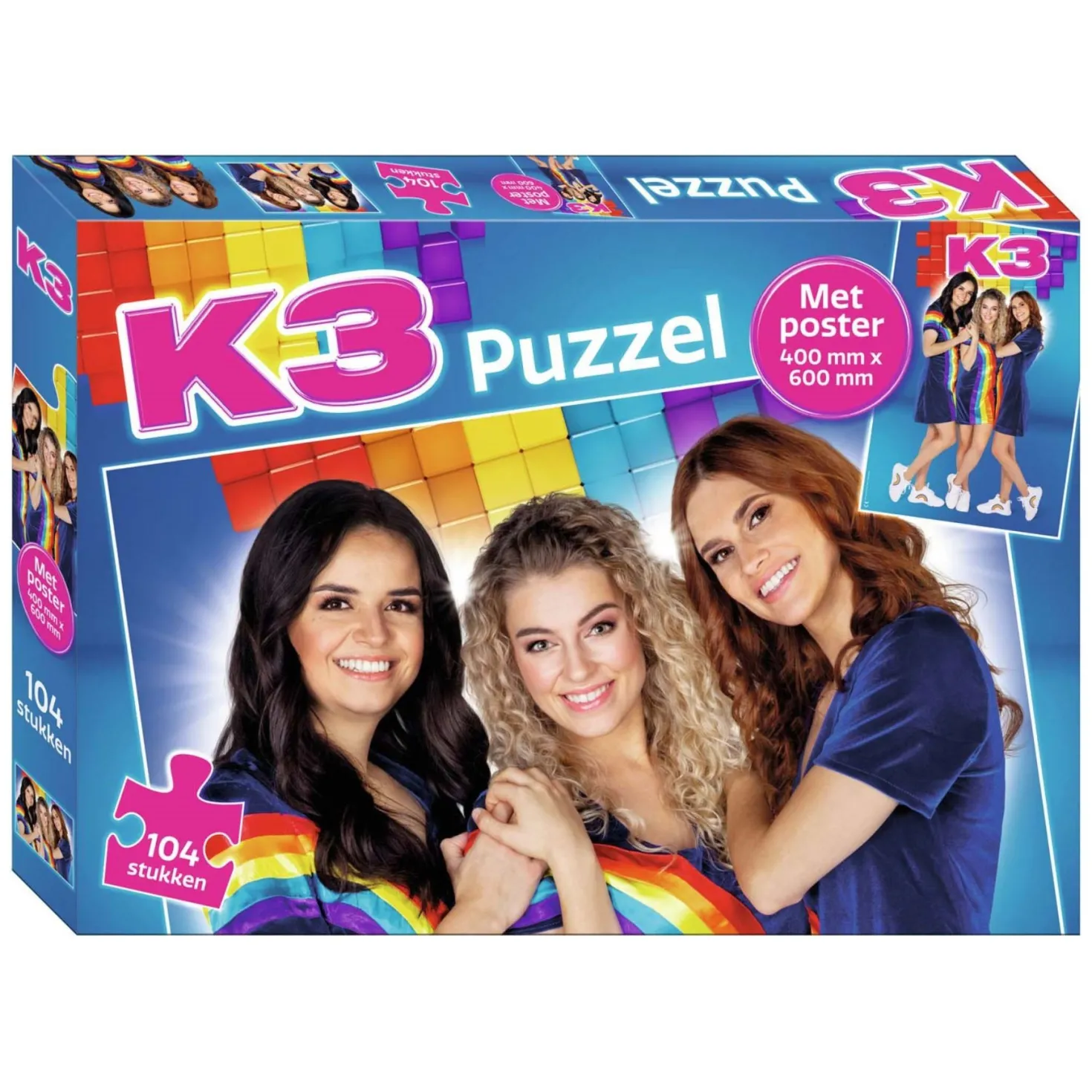 K3 Puzzel Met Poster