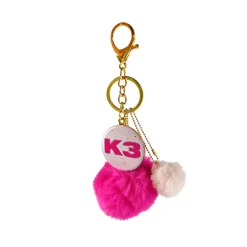 K3 Sleutelhanger Met Pom Pom